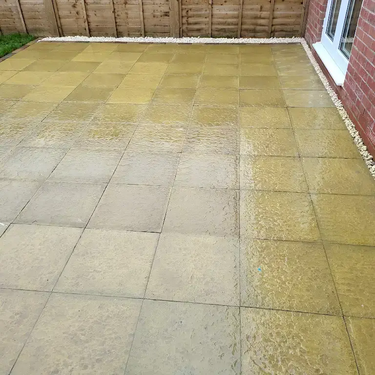 Stone Slab Driveway