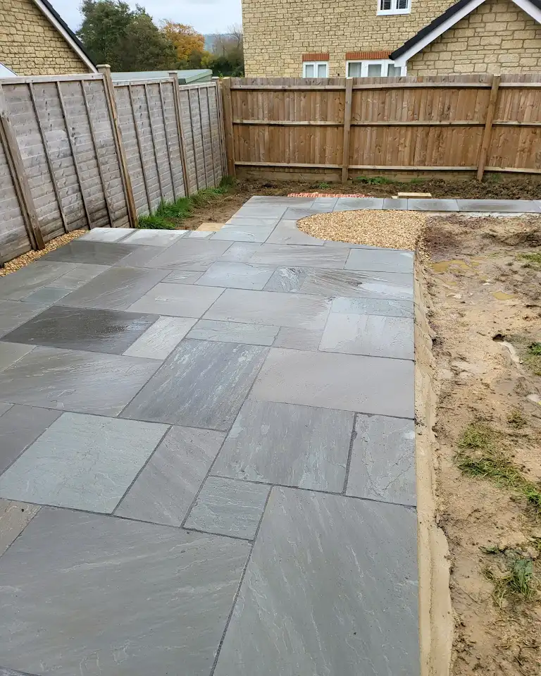 Stone Slabs Driveway